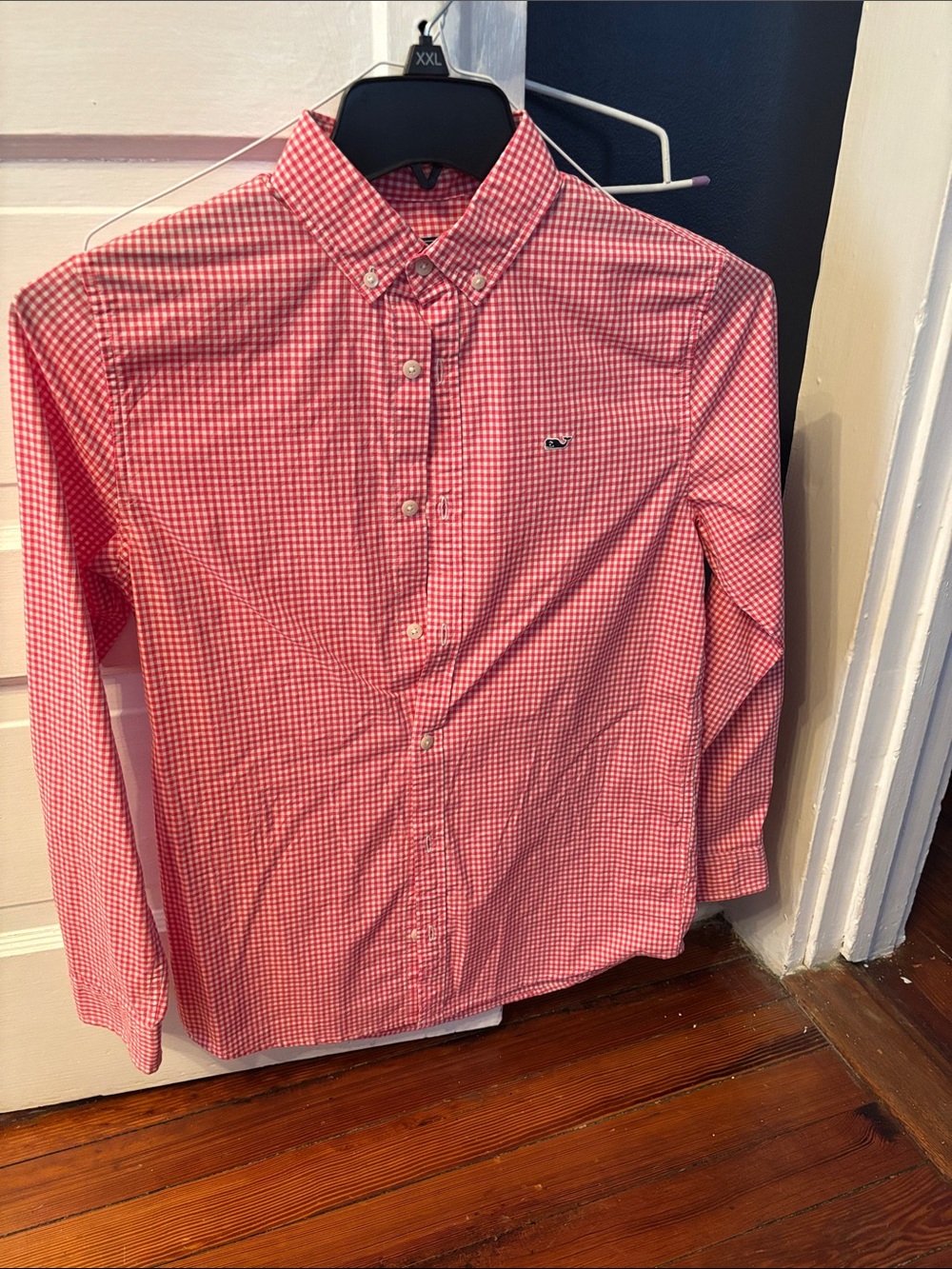 NWOT boy's Vineyard Vines Red Gingham Button-Down Shirt